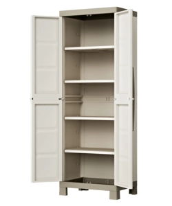 ARMADIO KETER "EXCELLENCE" 2 ANTE IN RESINA BEIGE, 65X45X182 CM